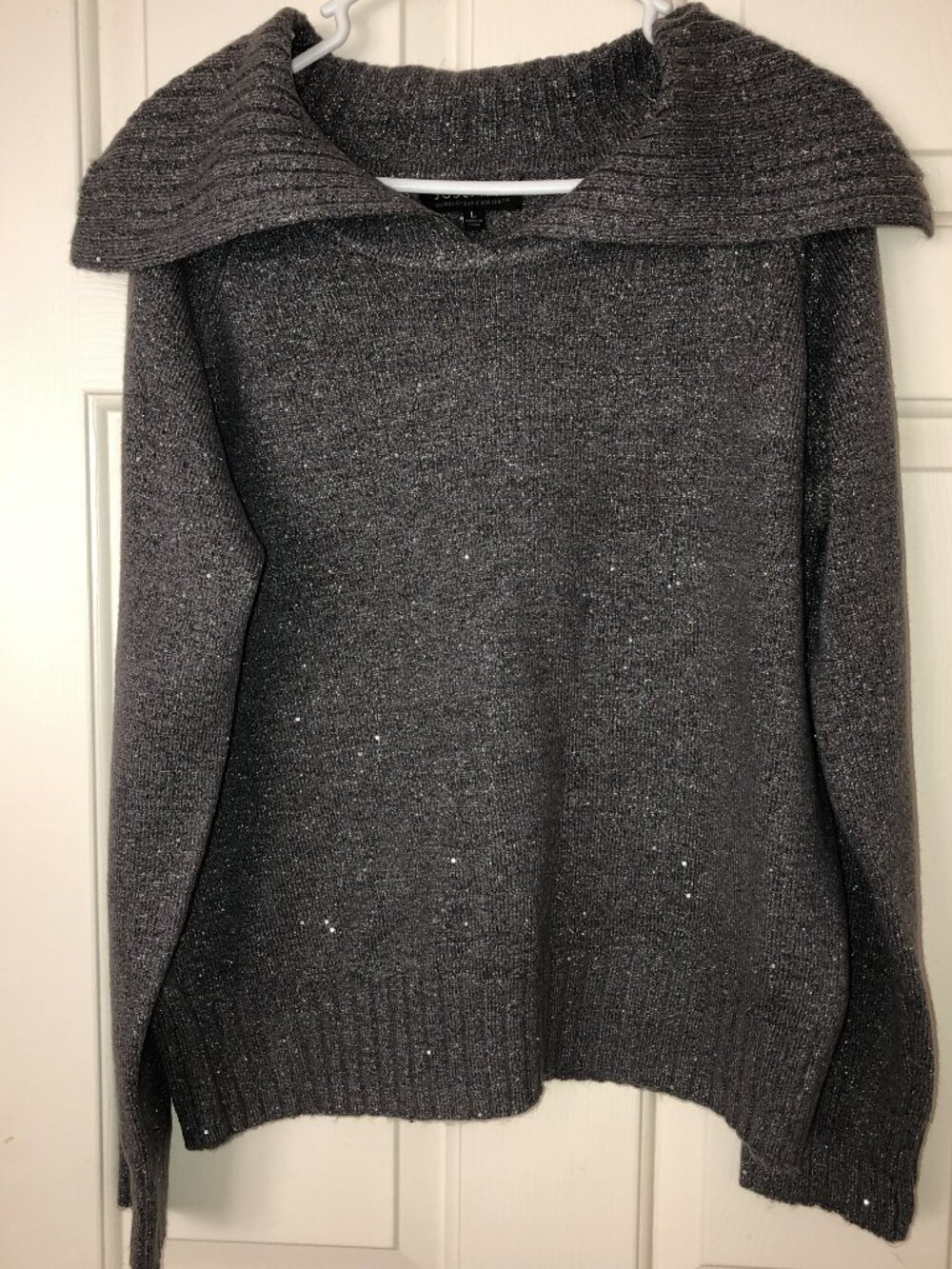 Joseph A Women's Grey Sweater Large